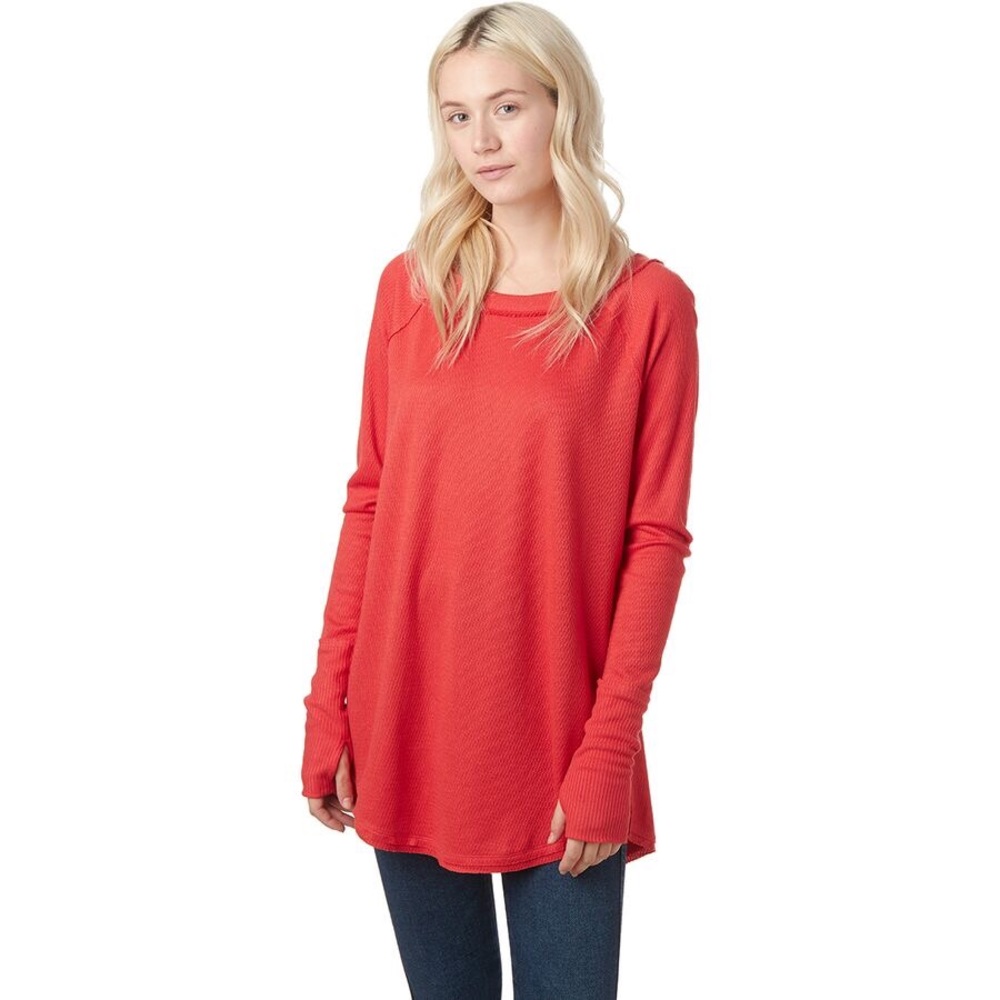 FREE PEOPLE BOHO TUNIC TOP CUFFED LONG SLEEVES TEE PULLOVER A2C - Picture 10 of 16